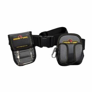 MagnoGrip Magnetic Tool Belt Hammer Holster and Pouch Set Black Gray Adjustable